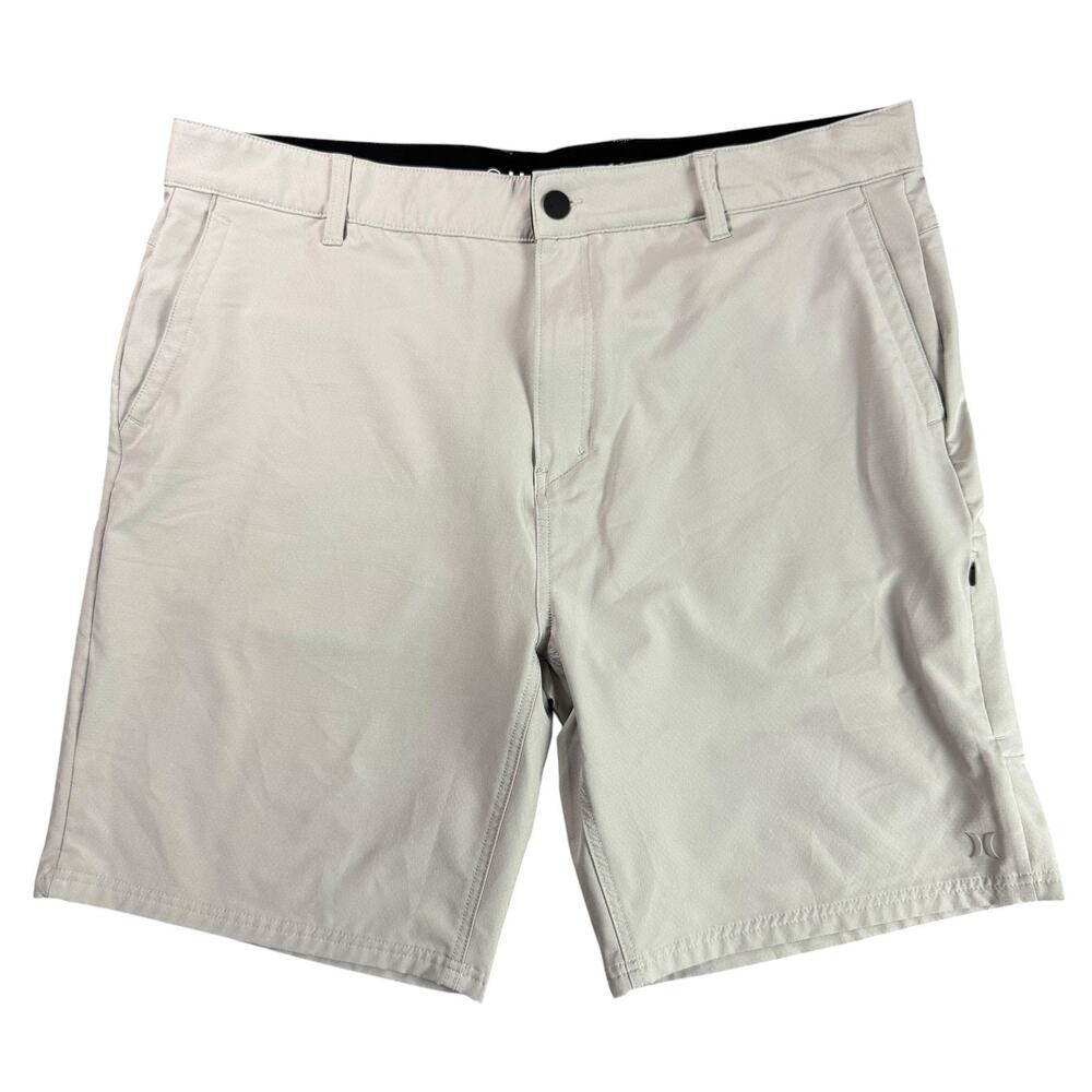 Hurley Men’s Quick Dry Stretch Tan Khaki 10” Shorts Size 40